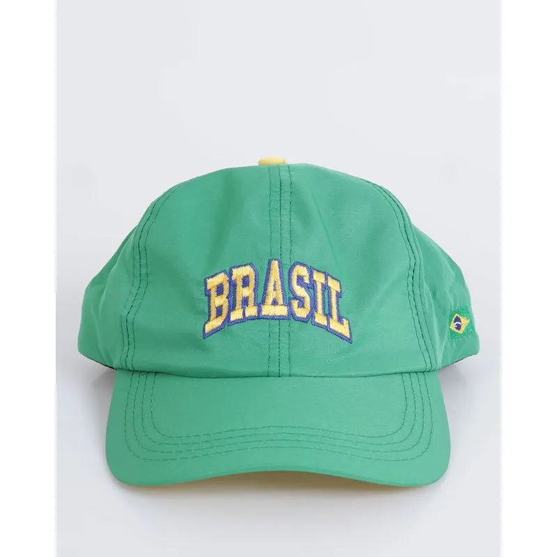 Boné Masculino Snapback Estampado Brasil Verde UN