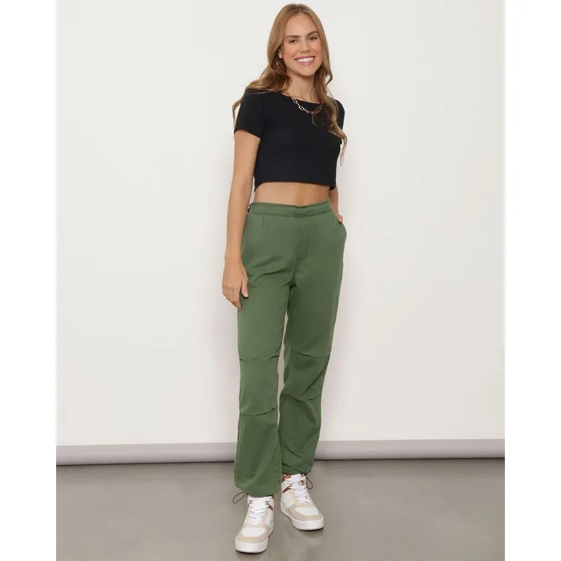 Calça Sarja Feminina Parachute Verde 40