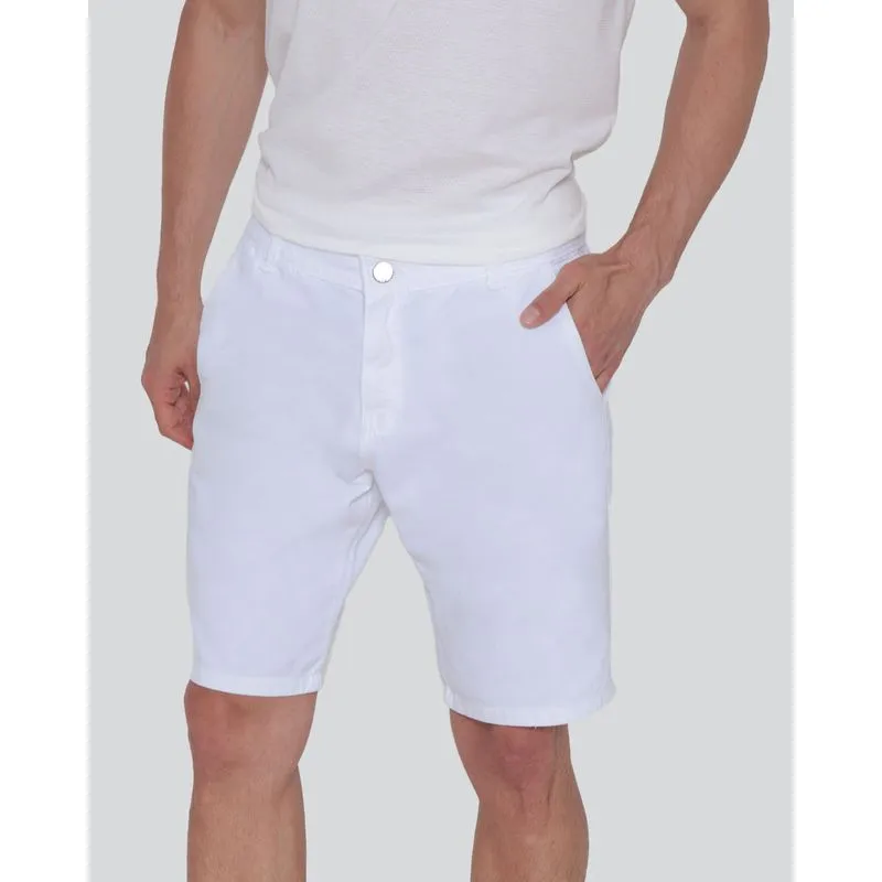 Bermuda Sarja Masculina Branca 48