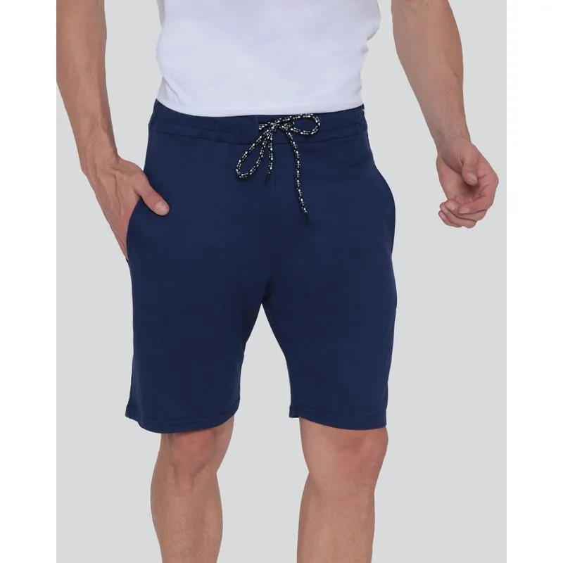Bermuda Masculina Moletinho Azul Marinho G