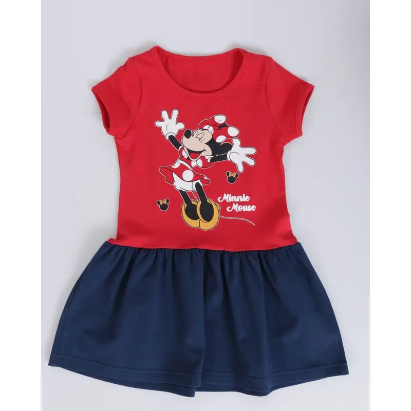 Vestido Bebê Disney Minnie Vermelho 2
