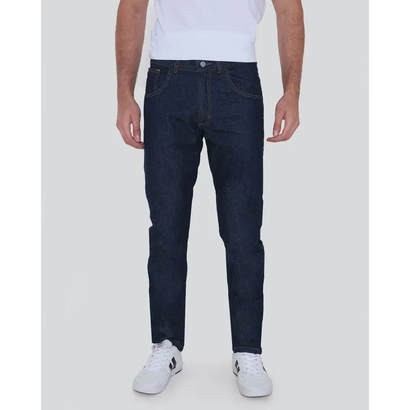 Calça Jeans Masculina Reta Azul 44