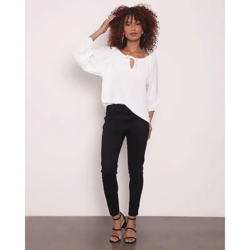 Calça Sarja Feminina Skinny Preta 40