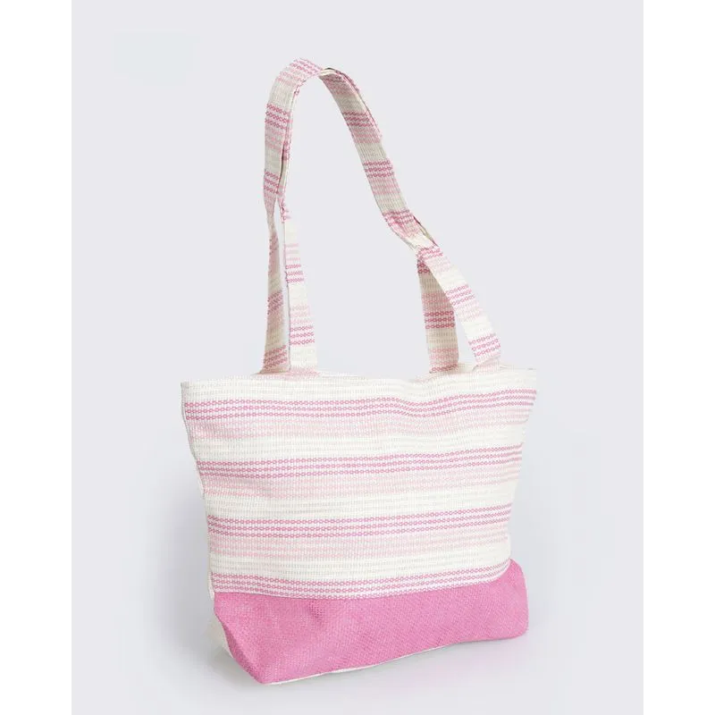 Bolsa Praia Palha Rosa UN
