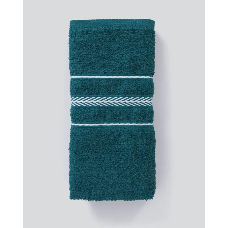 Toalha de Rosto Escala 40cmx65cm Teka Verde Escuro UN