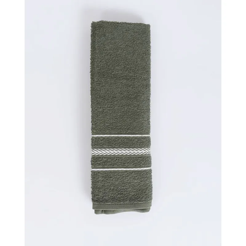 Toalha de Rosto Teka 40cmx65cm Escala Verde UN