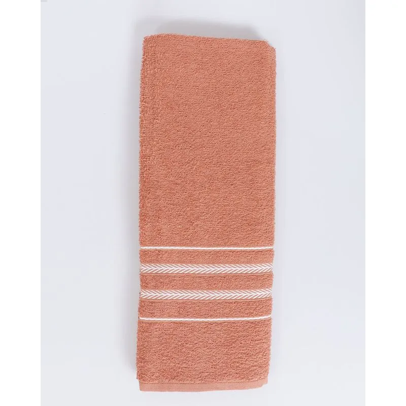 Toalha de Banho Teka 65cmx130cm Escala Laranja UN
