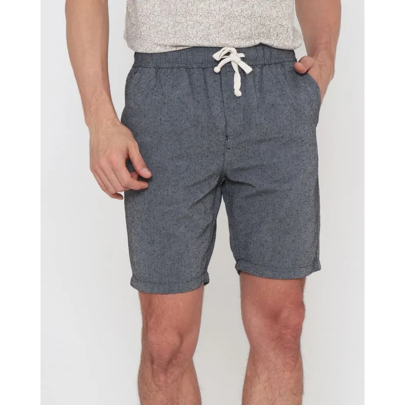 Short Masculino Sarja Botonê Com Amarração Cinza 48