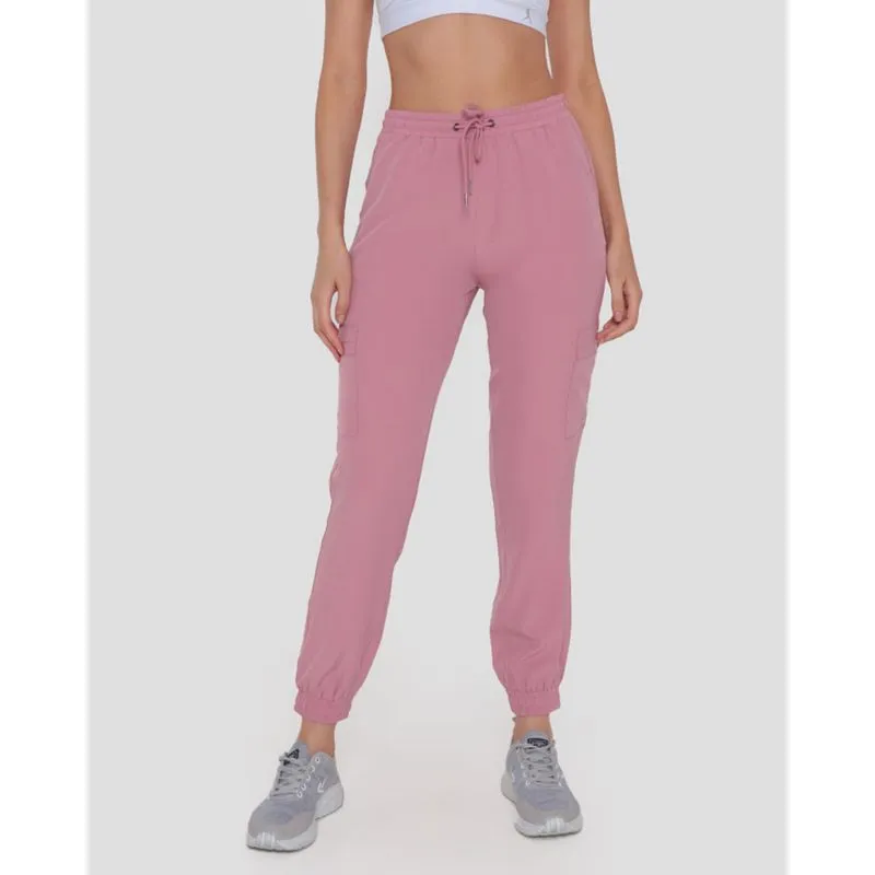 Calça Feminina Fitness Jogger Fitter Rosa Claro G
