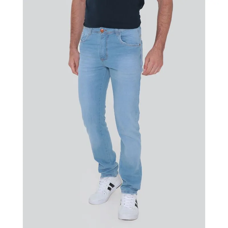 Calça Jeans Masculina Slim Azul 38