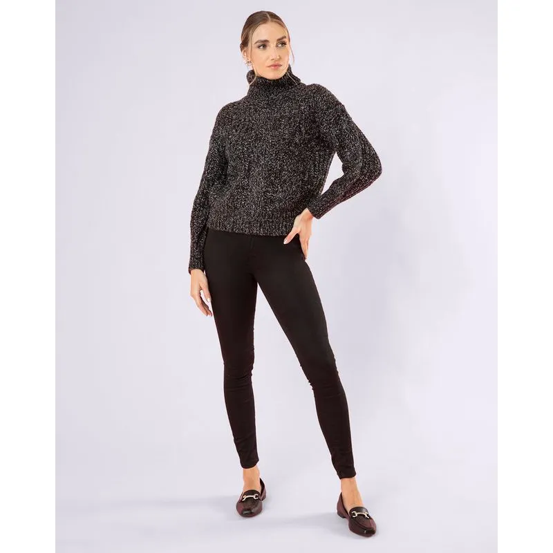 Calça Sarja Feminina Skinny Preta 38