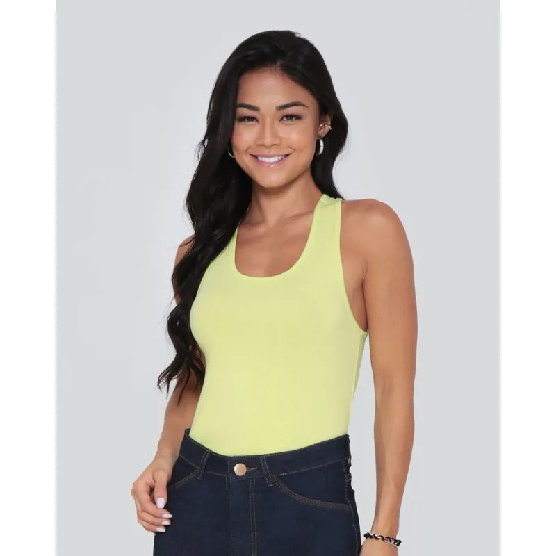 Regata Feminina Básica Nadador Neon Verde G