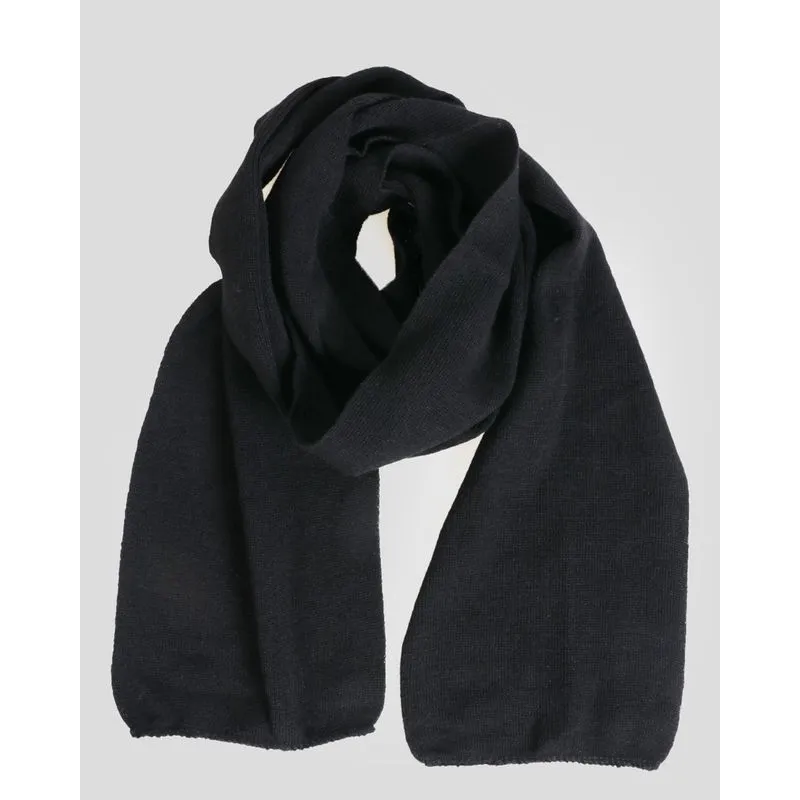 Cachecol Masculino Básico Tricô Liso Preto 66245000003136UN