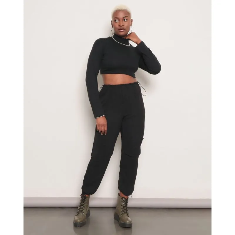 Calça Feminina Jogger Viscose Preta M