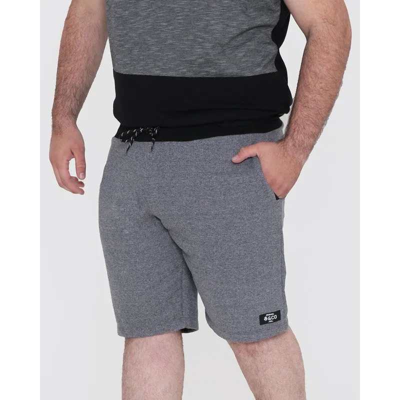 Bermuda Moletinho Masculina Plus Size Cinza G1