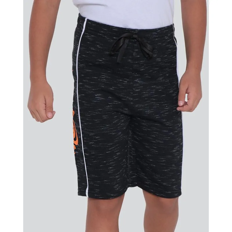 Bermuda Moletinho Infantil Flamê Naruto Preta 10