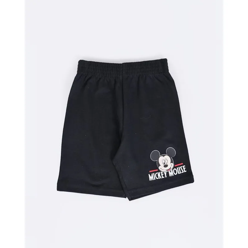 Bermuda Bebê Moletinho Estampa Mickey Disney Preta 3