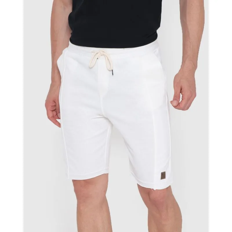 Bermuda Masculina Moletinho Off White P