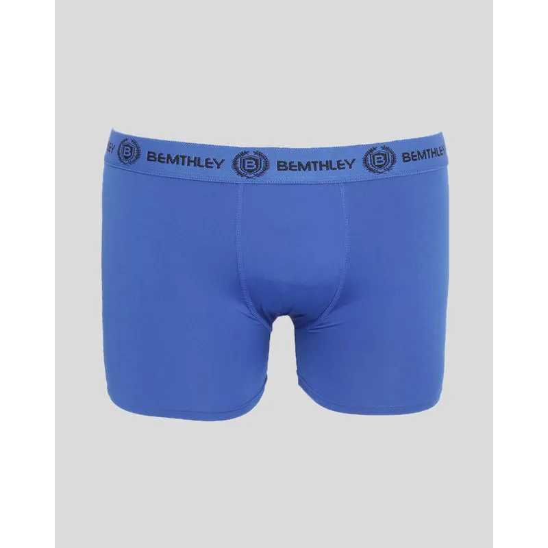 Cueca Plus Size Masculina Boxer Azul 6621100007202154
