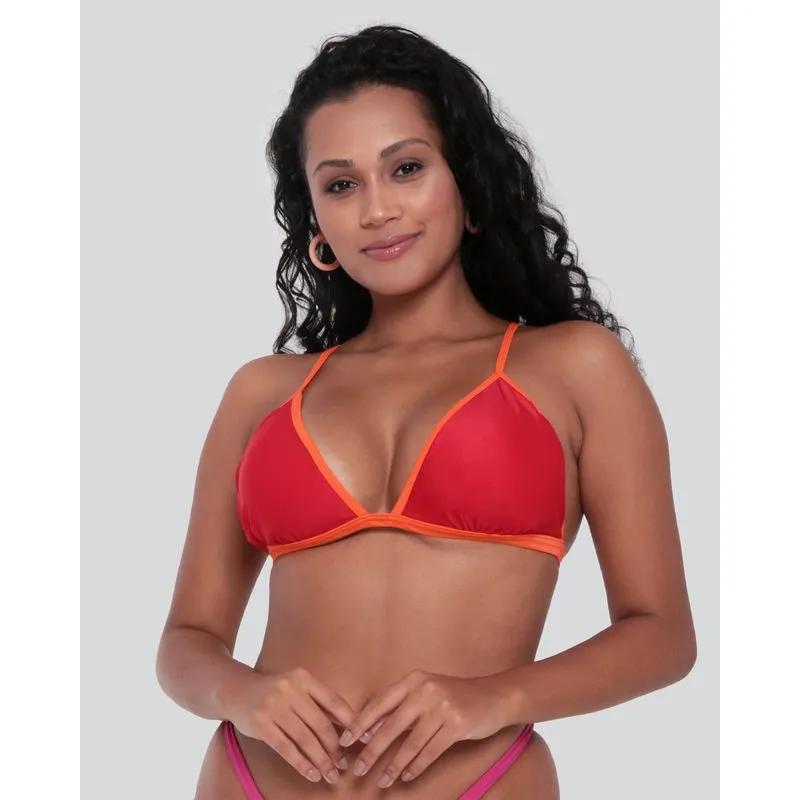 Biquíni Top Feminino Bojo Removível Laranja GG