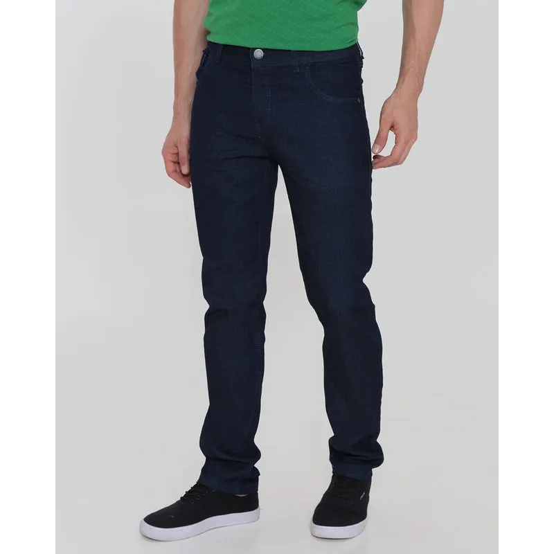 Calça Jeans Masculina Slim Azul Médio 38