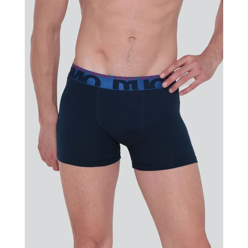 Cueca Masculina Boxer D'uomo Algodão Marinho G