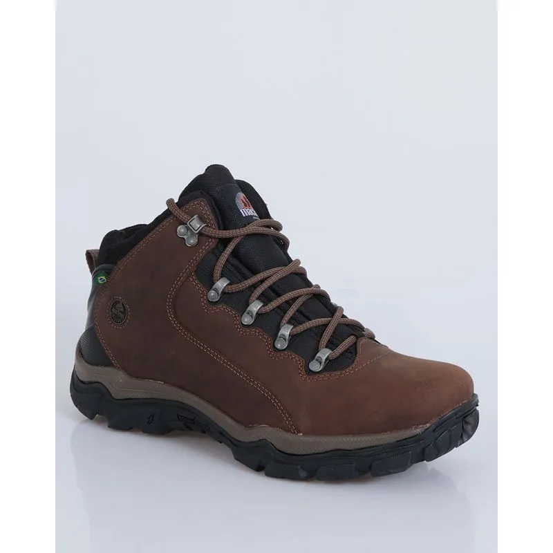Bota Masculina Couro Macboot Tiê 02 Marrom 39