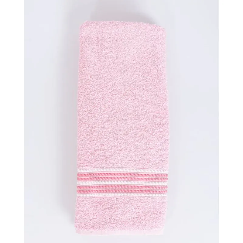 Toalha Banho Twist 70cm x 130cm Camesa Rosa UN