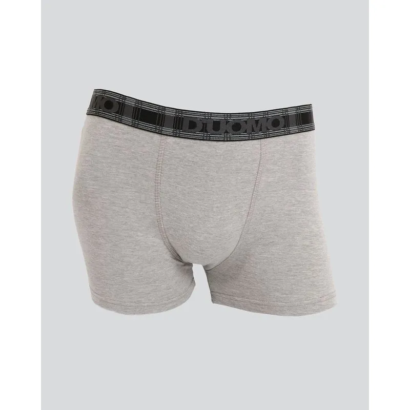 Cueca Masculina Boxer D'uomo Algodão Cinza G