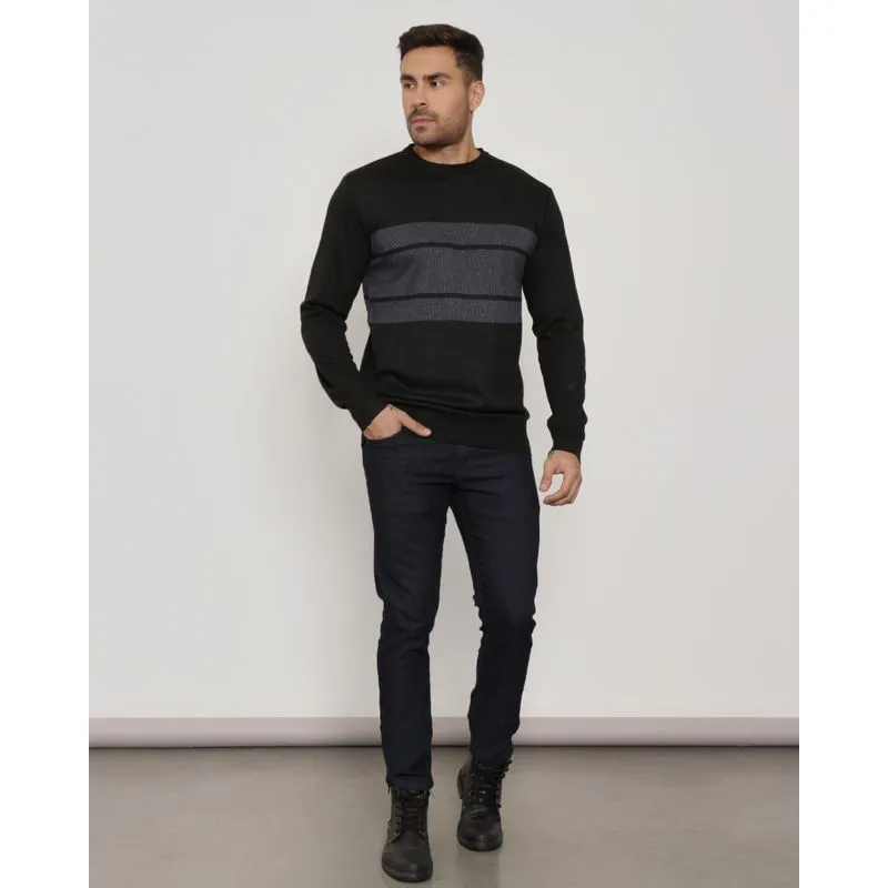 Calça Jeans Masculina Reta Com Bolso Azul Escuro 48