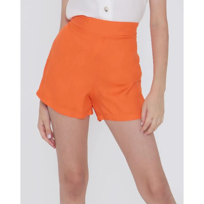 Short Juvenil Viscose Laranja 14