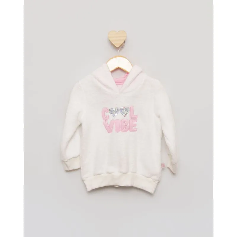Blusão Bebê Pelinho Estampa Off White 1