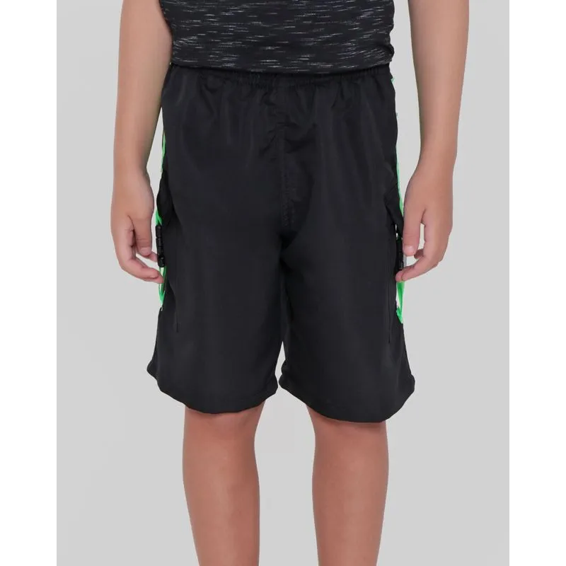 Bermuda Infantil Bolso Cargo Preta 6