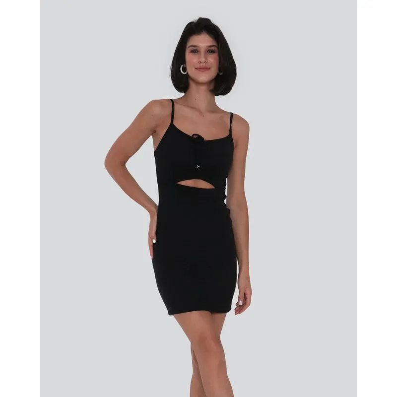 Vestido Curto Alcinha Coulisse Preto G