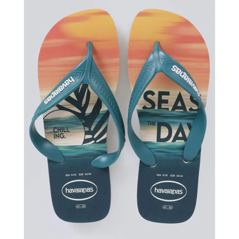 Chinelo Havaianas Masculina Surf Azul 39/40