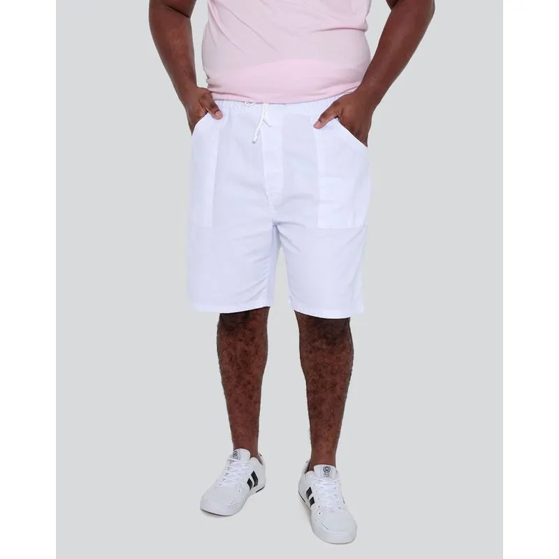Bermuda Sarja Plus Size Masculina Branca G2
