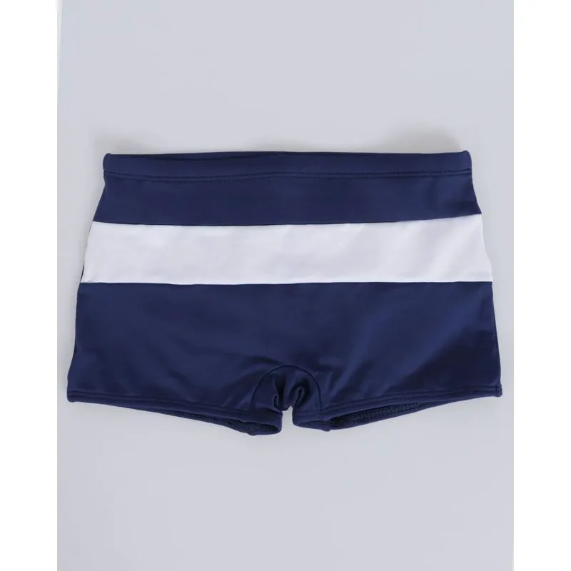 Sunga Infantil Boxer Recorte Azul Marinho 8