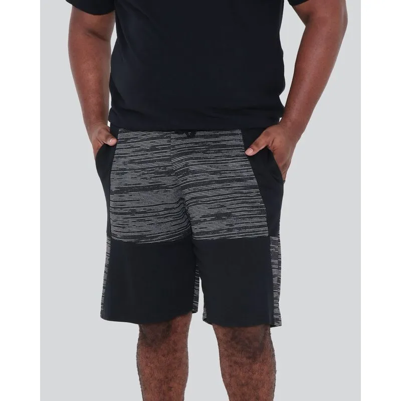 Bermuda Masculina Moletinho Plus Size Preta G4