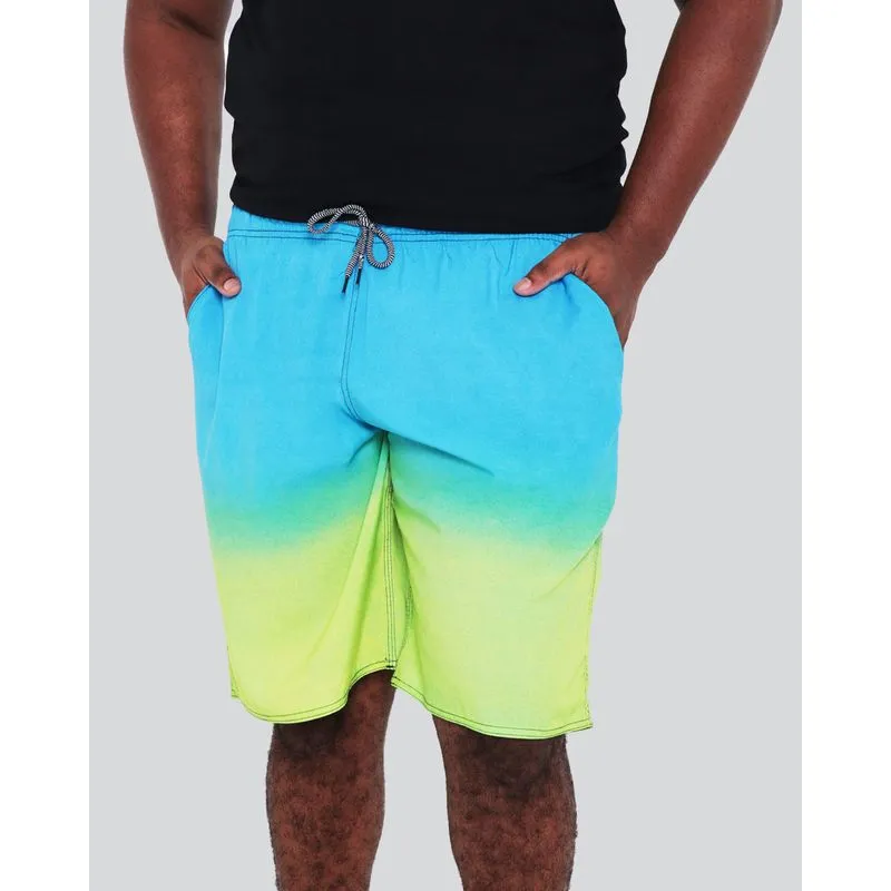 Bermuda Masculina Plus Size Surf Dragradê Azul G4