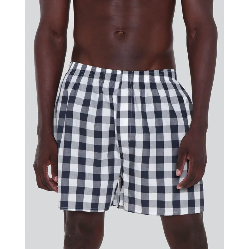Samba Canção Masculina Duomo Xadrez Off White P