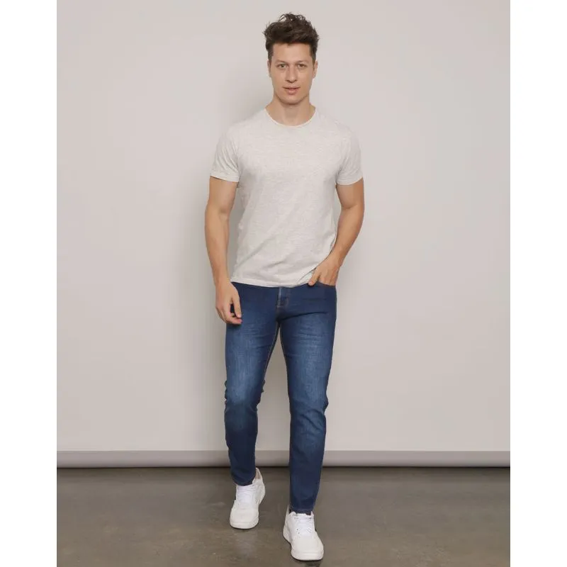 Calça Jeans Masculina Skinny Azul 38