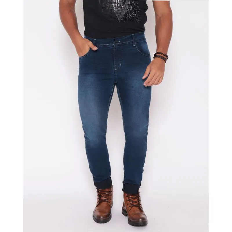 Calça Jeans Masculina Skinny Azul Escuro 38