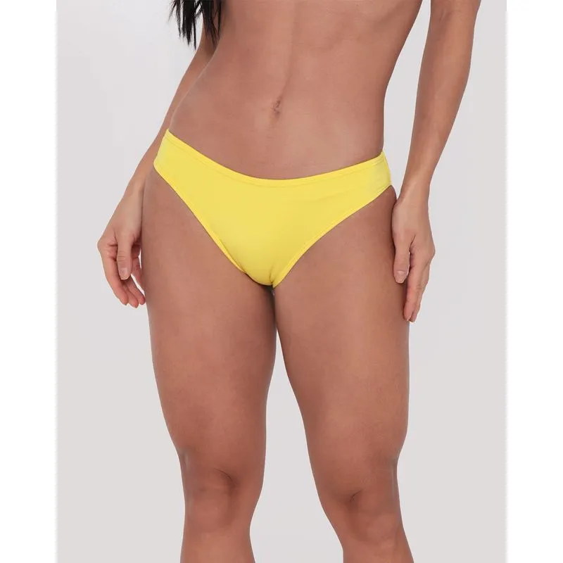 Biquíni Calcinha Feminino Básico Amarelo GG
