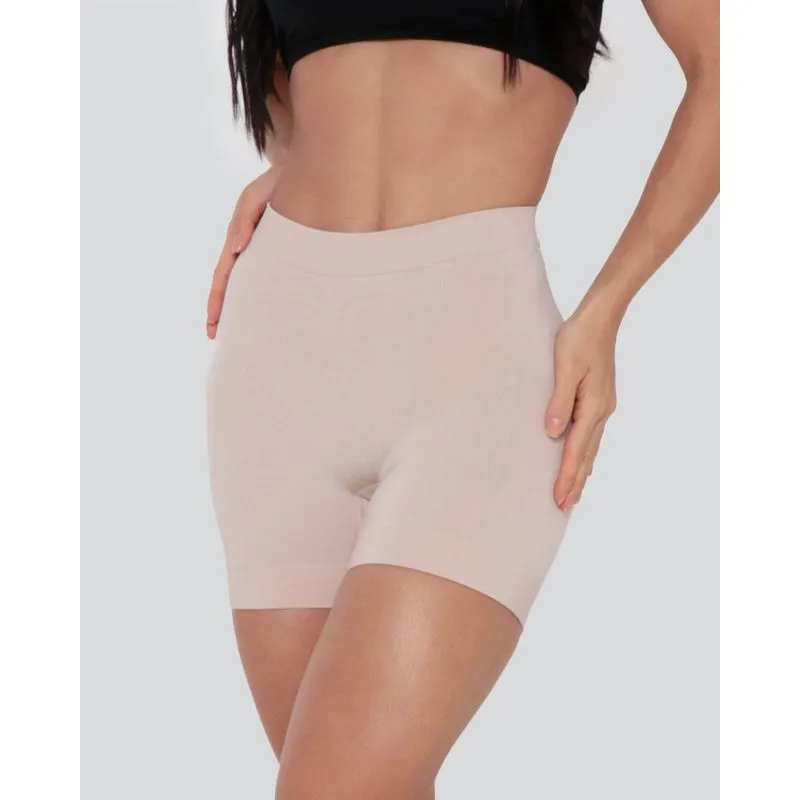 Bermuda Feminina DelRio Modeladora Levanta Bumbum Bege GG