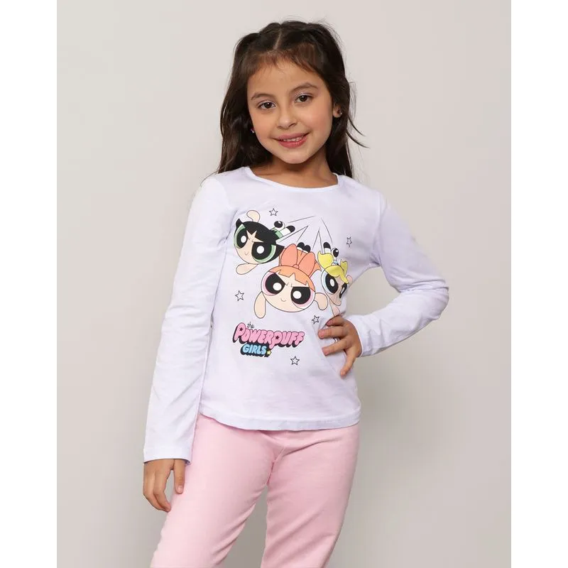 Blusa Infantil Meninas Superpoderosas Cartoon Network Branco 6