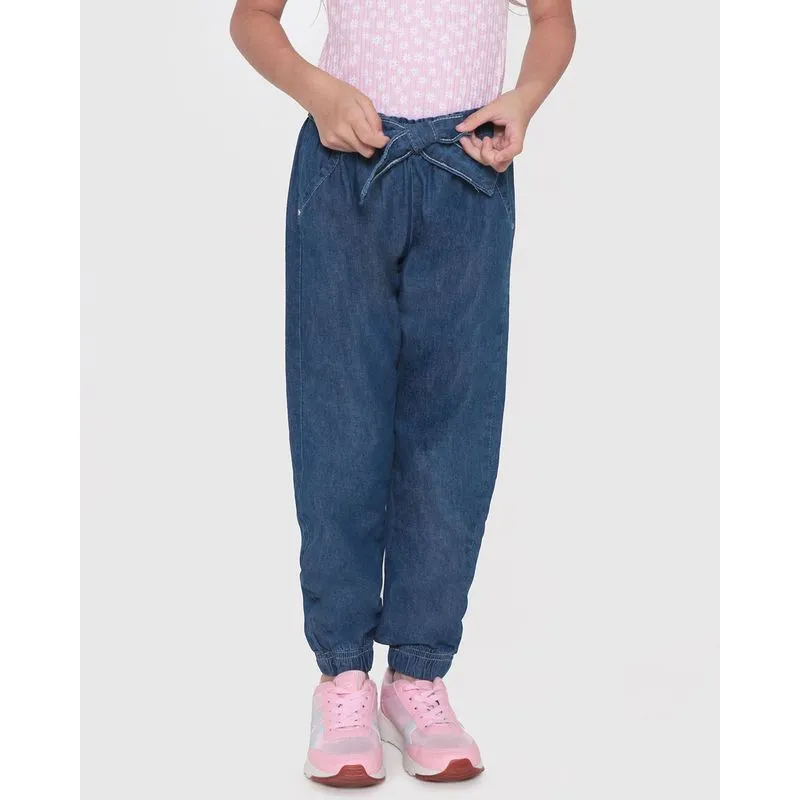 Calça Jeans Infantil Clochard Azul Médio 6