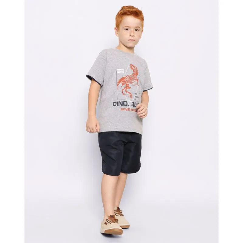 Bermuda Infantil Surf Bolsos Azul Marinho 6