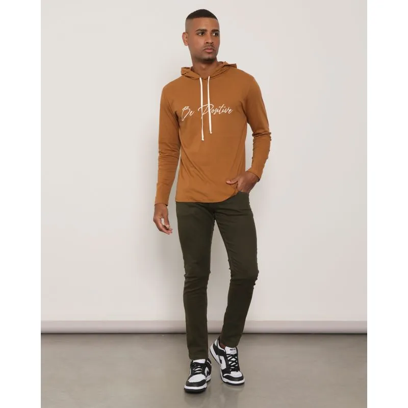 Calça Masculina Sarja Slim Verde 48