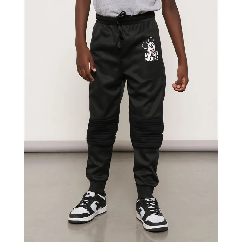 Calça Infantil Helanca Jogger Mickey Disney Preta 6