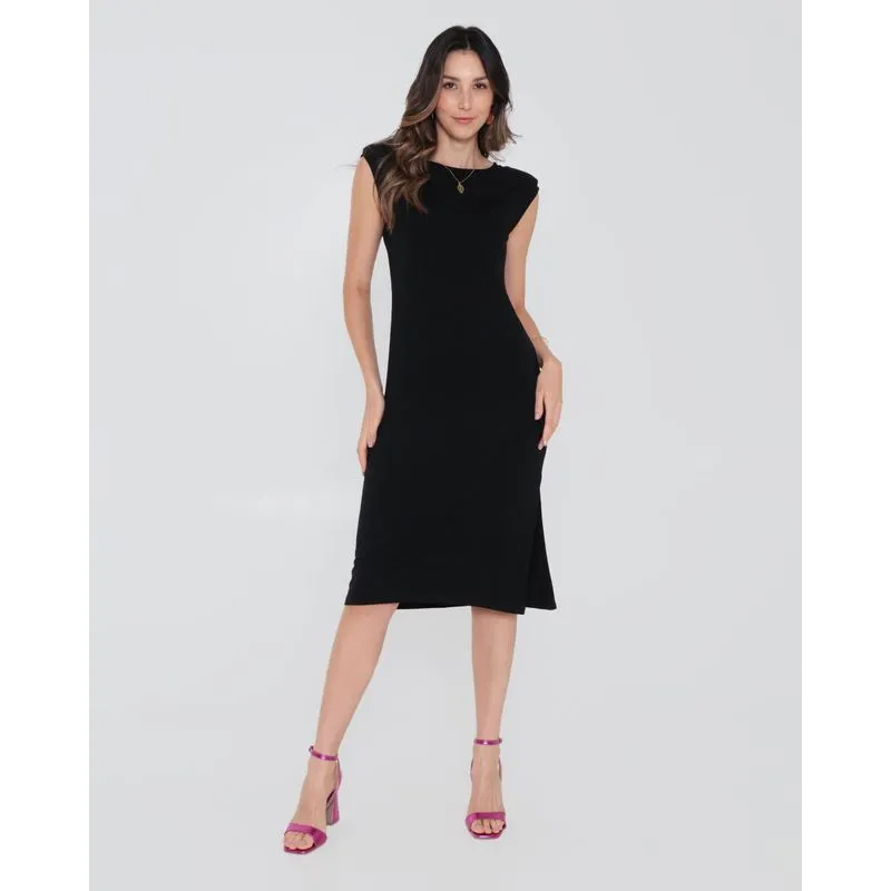 Vestido Feminino Muscle Tee Preto GG